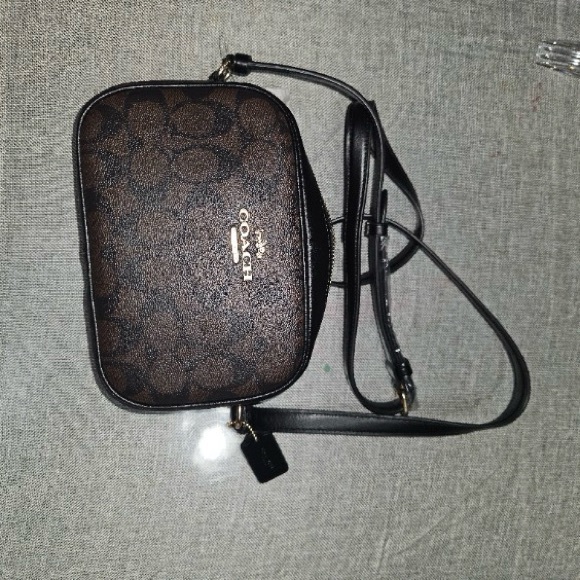 Coach Black and Brown Crossbody Bag - Picture 4 of 10